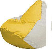 Кресло-мешок Flagman Груша Мега XXXL Г3.1-266 (желтый/белый)
