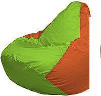 Кресло-мешок Flagman Груша Мега XXXL Г3.1-163 (салатовый/оранжевый)