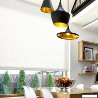 Рулонные шторы Delfa Сантайм Марс Жаккард СРШ-03Д 27011 (130x170, белый)