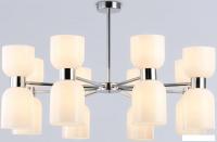 Подвесная люстра Ambrella LH56085/16 СH/FR (хром/белый матовый)