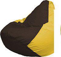 Кресло-мешок Flagman Груша Мега XXXL Г3.1-320 (коричневый/желтый)