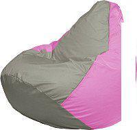 Кресло-мешок Flagman Груша Мега XXXL Г3.1-333 (серый/розовый)