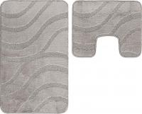 Набор ковриков Maximus Symphony 2507 Fungi (50x80/40x50, серый)