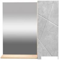Doratiz Шкаф с зеркалом Фьорд 70 R 2711.159 (дуб бунратти/цемент)