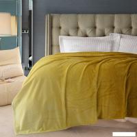 Плед Karven Фланель Евро PL 010 PRINT JACQAURD v5/Yellow