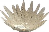 Ваза для фруктов Akcam Ледяной цветок 19311/G (22см)