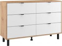 Комод ЭлиГард Mone 6S (дуб вотан/белый)