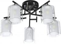 Люстра средней высоты Aitin Pro НПБ 02-5x60-101 5019/5 (черный/хром)