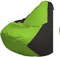Кресло-мешок Flagman Груша Мега XXXL Г3.1-153 (салатовый/черный)