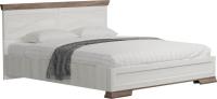 Кровать Black Red White Marselle LOZ180х200 М (ясень снежный/дуб сонома темный/ясень снежный)