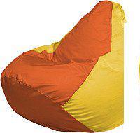 Кресло-мешок Flagman Груша Мега XXXL Г3.1-219 (оранжевый/желтый)