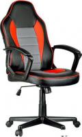Игровое (геймерское) кресло Helmi Rally HL-S08 297637 (черный/серый/красный)