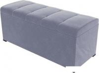 Банкетка Mio Tesoro Соната (велюр светло-серый)