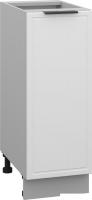 Шкаф напольный Arvento Корнелия Флок-плюс НШ30р без столешницы (белый софт)