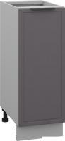 Шкаф напольный Arvento Корнелия Флок-плюс НШ30р без столешницы (графит софт)