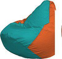 Кресло-мешок Flagman Груша Мега XXXL Г3.1-296 (бирюзовый/оранжевый)