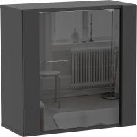 Шкаф распашной НК-Мебель Point тип-61 71778732 (черный/черный глянец)