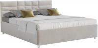 Кровать Мебель-АРС Нью-Йорк 140 (бархат бежевый/Star Velvet 6 Beige)