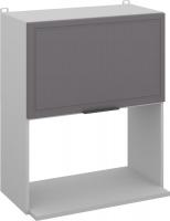 Шкаф навесной Arvento Корнелия Флок-плюс ВШ60-1г-свч (графит софт)