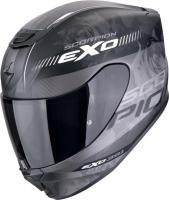 Мотошлем Scorpion Exo Exo-391 Ava (р. XS, черный матовый/серебристый/белый)