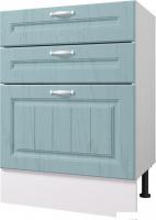 Шкаф напольный Горизонт Принцесса 60 3 ящика (мурено)