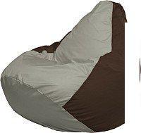 Кресло-мешок Flagman Груша Мега XXXL Г3.1-340 (серый/коричневый)