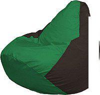 Кресло-мешок Flagman Груша Мега XXXL Г3.1-242 (зеленый/коричневый)