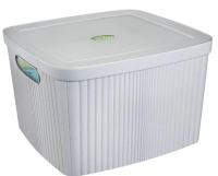 Корзина Бытпласт Velvet 435250438 (светло-серый флэк)