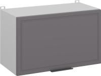 Шкаф навесной Arvento Корнелия Флок-плюс ВШГ60-1г-360 (графит софт)