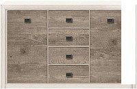 Тумба Black Red White Коен KOM2D4S (ясень снежный/сосна натуральная)