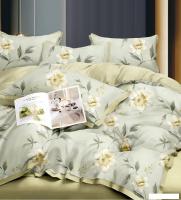 Постельное белье Реноме 1.5сп Темно-синяя коллекция ПП 7446 (сатин)