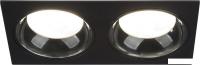 Точечный светильник Ambrella TN52344/2 SBK/GBK (черный песок/черный глянец)