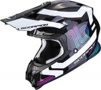 Мотошлем Scorpion Exo VX-16 Evo Air Tub (р. 2XL, черный/белый)