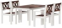 Обеденная группа Sundays Ф-183 1/4 (орех/белый)