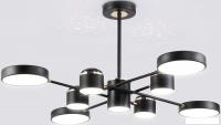 Подвесная люстра Ambrella FL51629/9+4 BK/FGD (черный/золото)