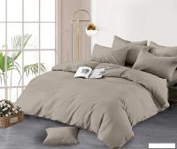 Постельное белье Реноме 2сп Оливковая коллекция на резинке Барх.-бежевый 15-1309 (поплин)