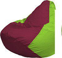 Кресло-мешок Flagman Груша Мега XXXL Г3.1-305 (бордовый/салатовый)