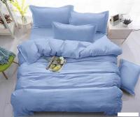 Постельное белье Реноме 2сп Оливковая коллекция Васильковый 15-4031 (поплин однотонный)