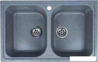 Кухонная мойка Granrus GR-785 W (темно-серый)