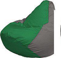 Кресло-мешок Flagman Груша Мега XXXL Г3.1-239 (зеленый/серый)