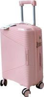 Чемодан-спиннер DoubleW 088 (M, пудровый)