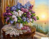 Картина по номерам Остров Сокровищ Букет сирени 663276