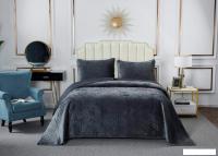 Набор текстиля для спальни Sofi De MarkO Патрисия 240x260 Пок-П-240х260а1 (антрацит 1)