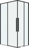 Душевой уголок Grossman Galaxy 80x80x195 300.K33.01.8080.21.00 (черный матовый/прозрачное стекло)