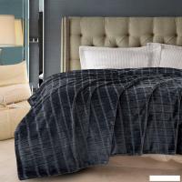 Плед Karven Фланель 1.5сп PL015 CUTTING v7/Dark Grey