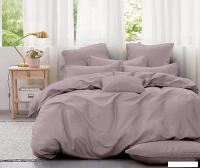 Постельное белье Реноме Семейный Оливковая коллекция Серебристо-розовый 15-2706 (поплин однотонный)