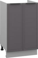 Шкаф напольный Arvento Корнелия Флок-плюс НШ50м (графит софт)