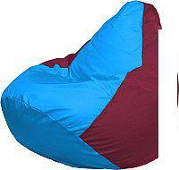 Кресло-мешок Flagman Груша Мега XXXL Г3.1-281 (голубой/бордовый)