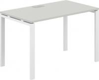 Офисный стол Norden 120х70х75 SG.204.SH.63.WH (белый/серый бархат)