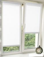 Рулонные шторы Delfa Сантайм Лен СРШ-03Д2800 (200x170, белый)